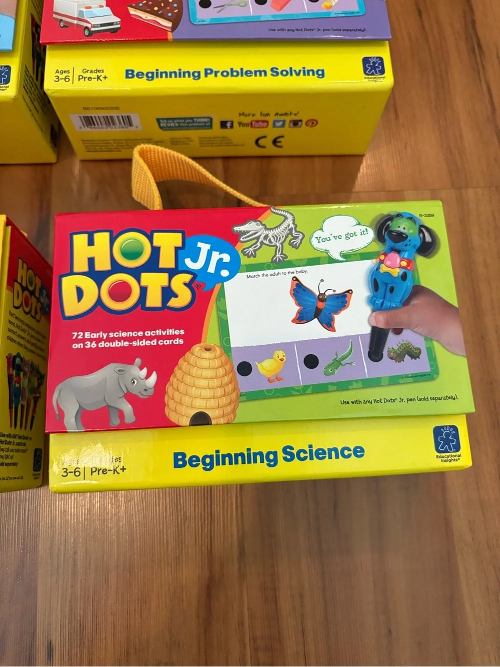 Hot Dots Jr. Pre-K Activity Cards - Set of 4